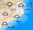 Forecast for today...