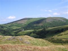Corndon seen from Roundton hill fort.