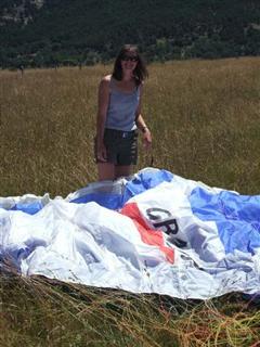 Landing near Villafranca.