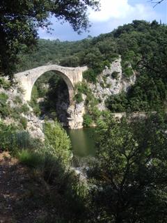 Roman bridge in Sadernes.