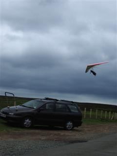 Pete A. top landing the Mynd