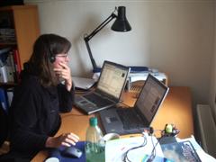 Running an online conference.