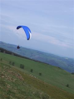 Geoff flying at Bache.