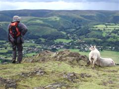 Geoff on Caer Caradoc