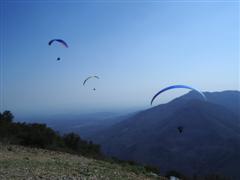 Quim, Dominique and Erwan over Puig d'Afrou.