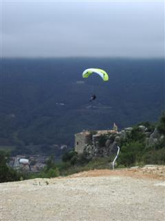 Richard W. flying his Bobcat at Santa Brigida.