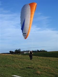 Rich plays with this glider.