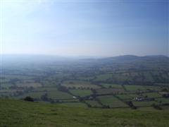 Looking out from the Mynd.