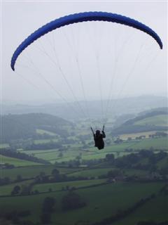 People flying the Gyrn.