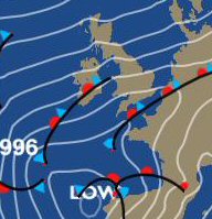 Pressure chart for today