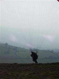 Richard launching at Corndon