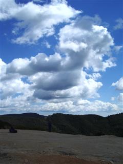 Tasty clouds to the east.