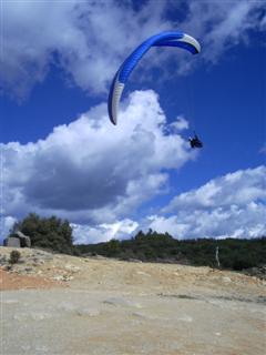 Marc top landing at Santa Brigida